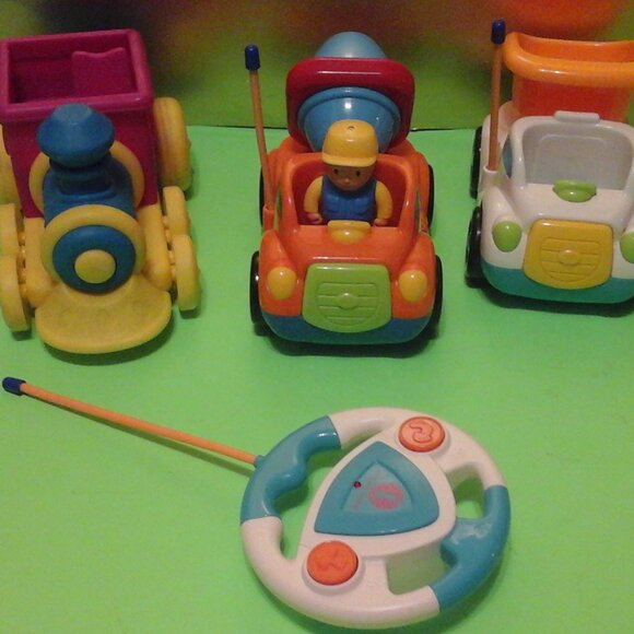 Cocomelon train & remote control trucks bundle - Picture 3 of 10